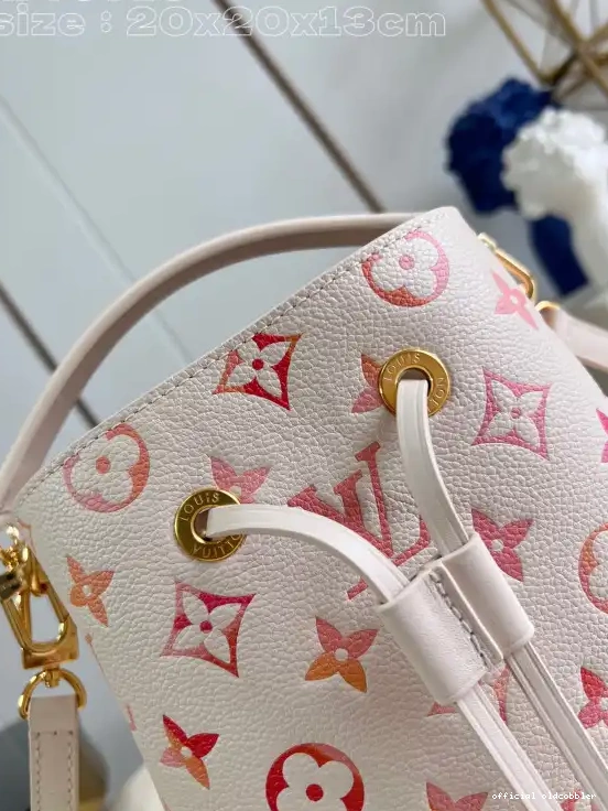 Official oldcobbler VUITTON BB-20*20*13cm LOUIS NÉONOÉ 0629